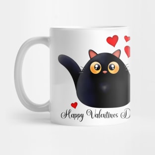 Valentines Day Cat Mug